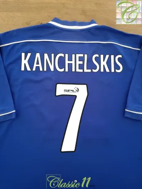 1999/00 Rangers Home SPL Player Issue Football Shirt Kanchelskis #7 (XL)