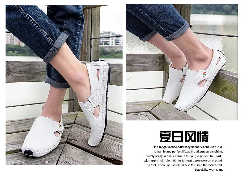 Breathable Leather Loafers - Comfort and Style Redefined