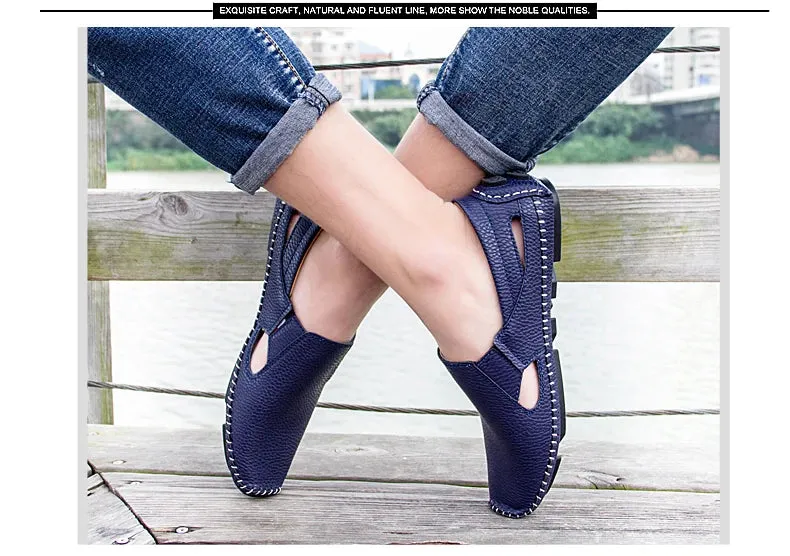 Breathable Leather Loafers - Comfort and Style Redefined
