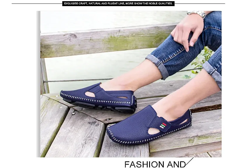 Breathable Leather Loafers - Comfort and Style Redefined