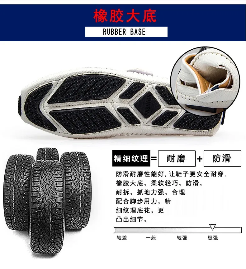 Breathable Leather Loafers - Comfort and Style Redefined