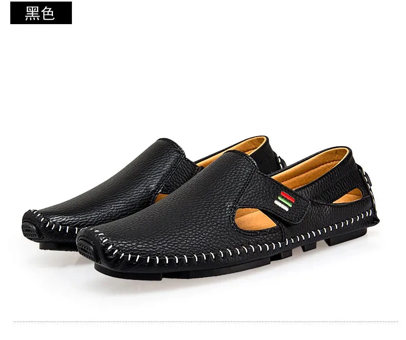Breathable Leather Loafers - Comfort and Style Redefined