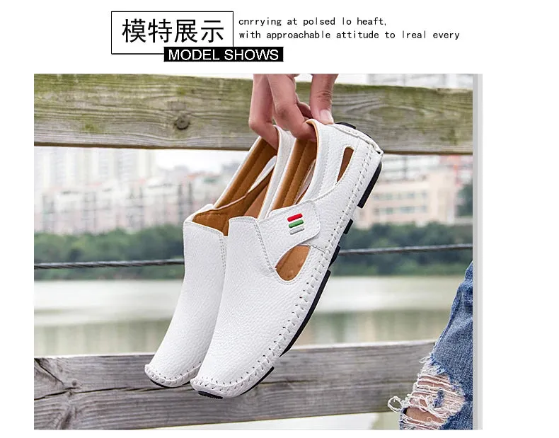 Breathable Leather Loafers - Comfort and Style Redefined
