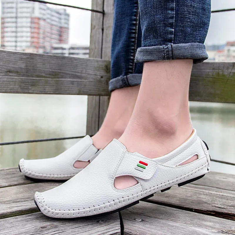 Breathable Leather Loafers - Comfort and Style Redefined