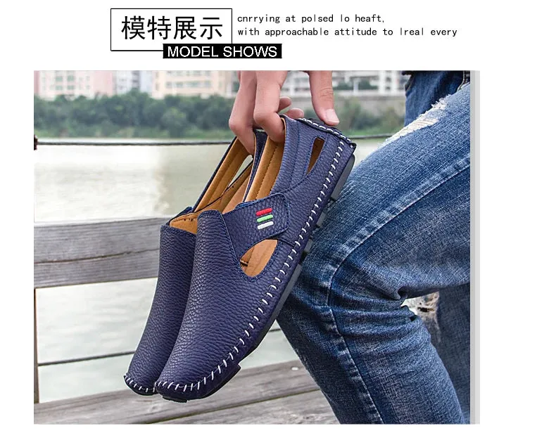 Breathable Leather Loafers - Comfort and Style Redefined