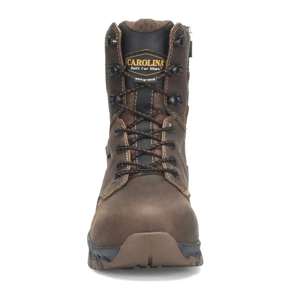 CAROLINA CT SUBFRAME 8 INCH SIDE ZIP WATERPROOF 400 GRAMS INSULATED BROWN - MENS