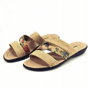 Cork Sandals and Vegan Summer Sandals for Women in Floral