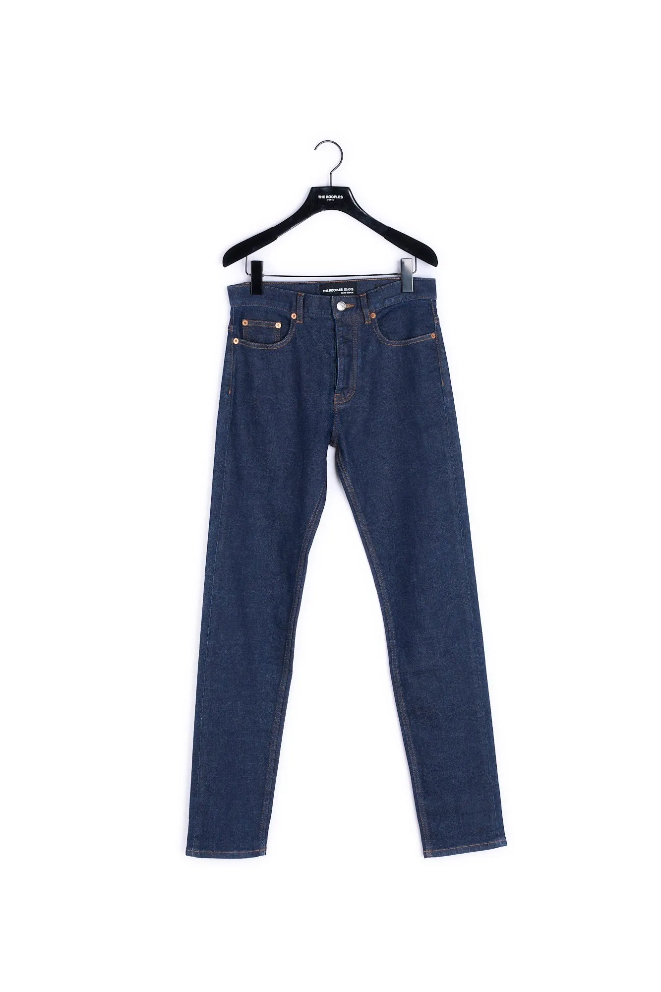 Jean brut bleu foncé coupe slim