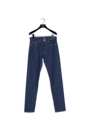 Jean brut bleu foncé coupe slim