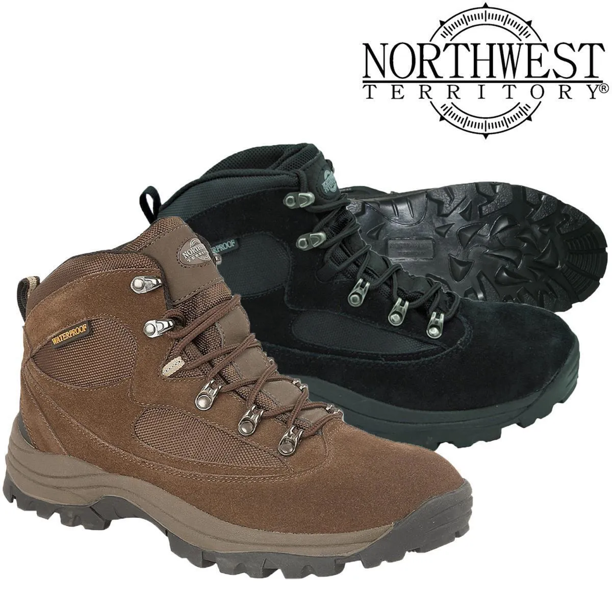 Mens Kendall Waterproof Hikers | Leather & Mesh