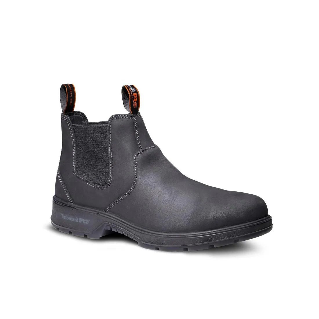 Nashoba Composite-Toe Chelsea Work Boot Black