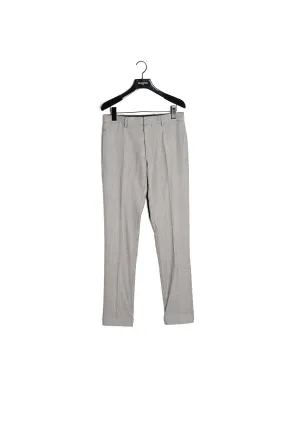 Pantalon de costume slim en laine bleue