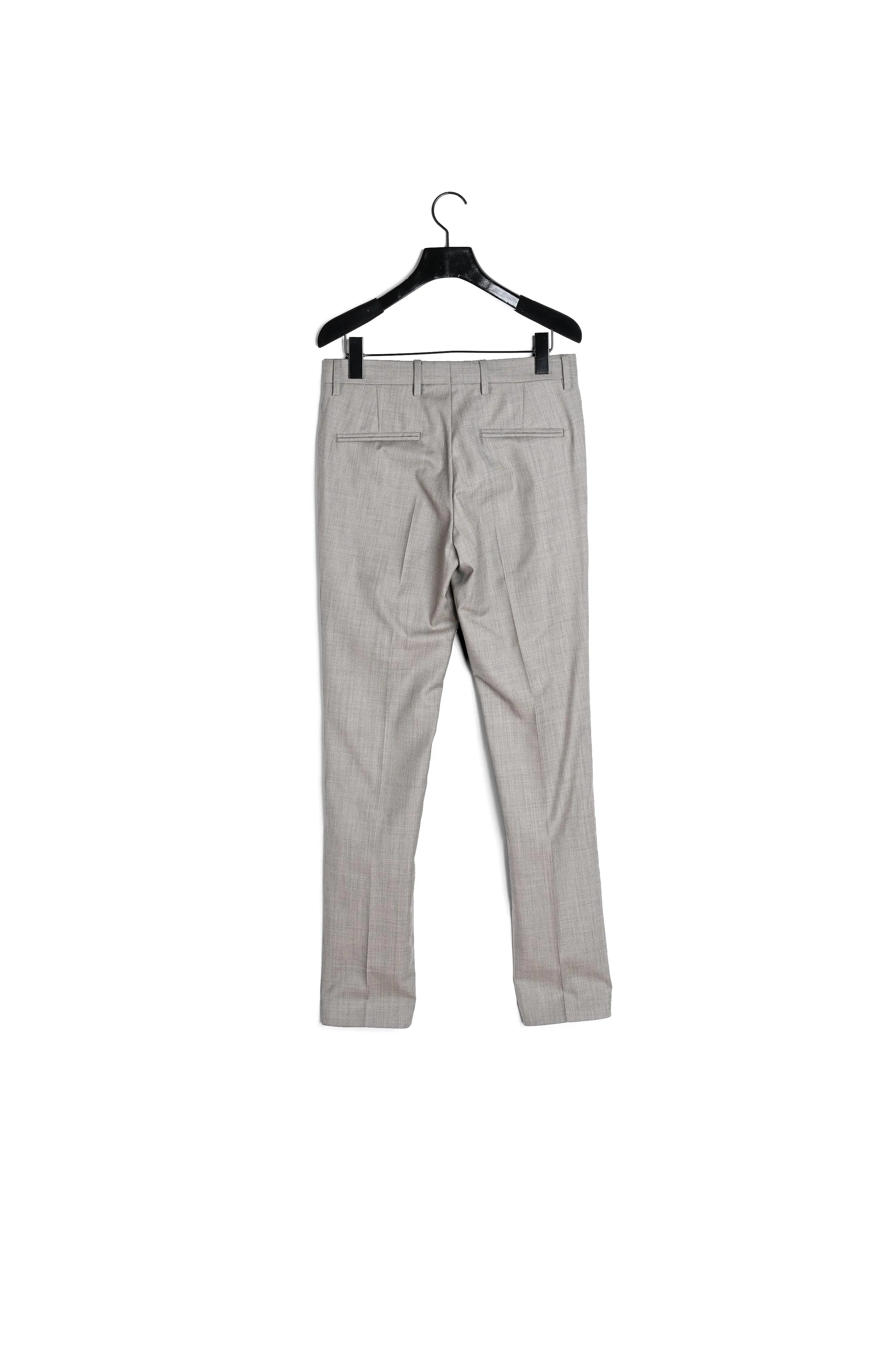 Pantalon de costume slim en laine bleue