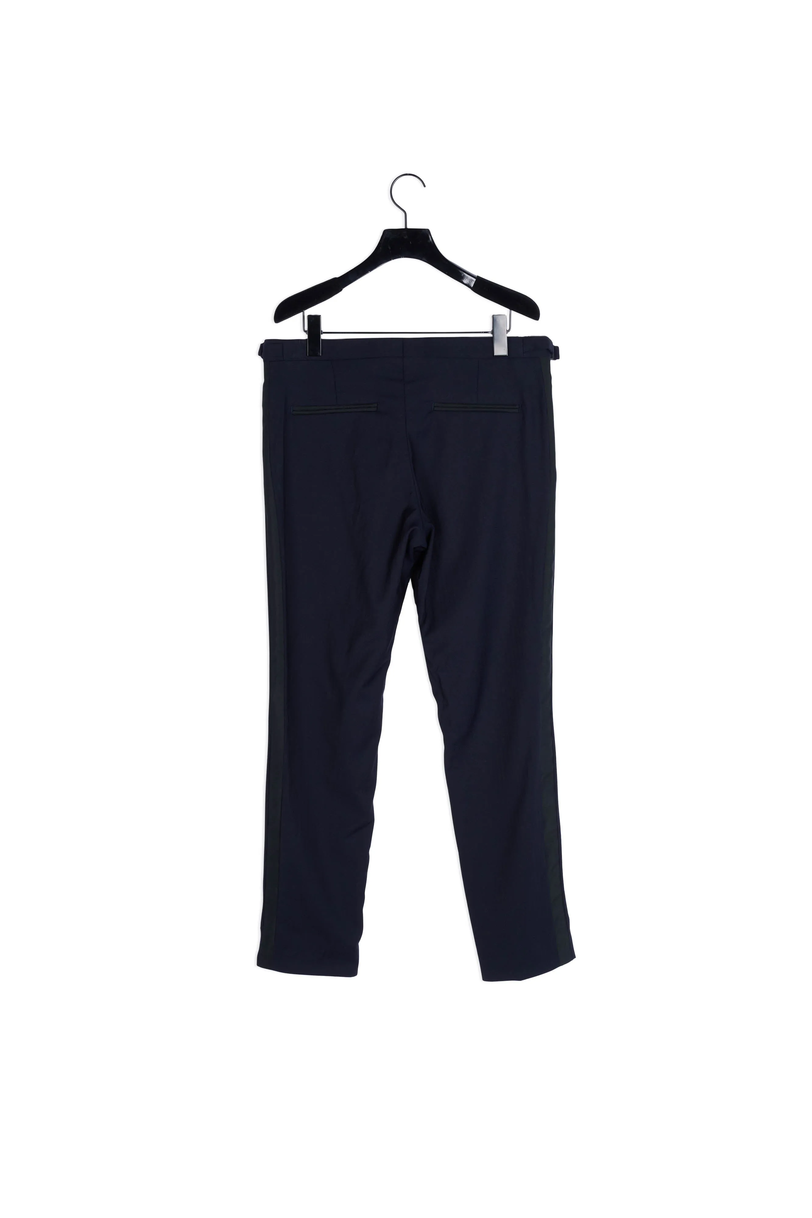 Pantalon de smoking slim bleu nuit imprimé