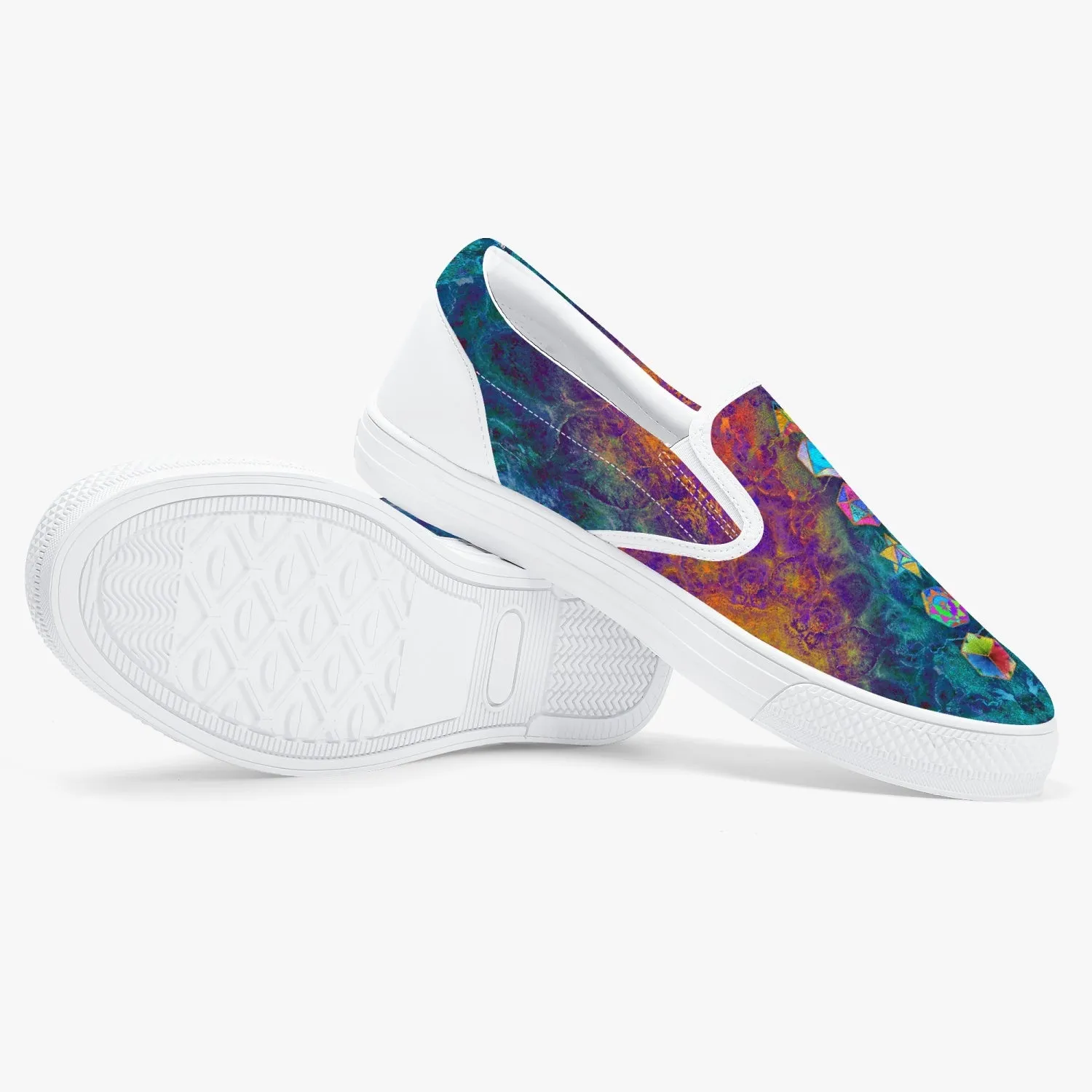 Platonic Solids Slip-On Shoes