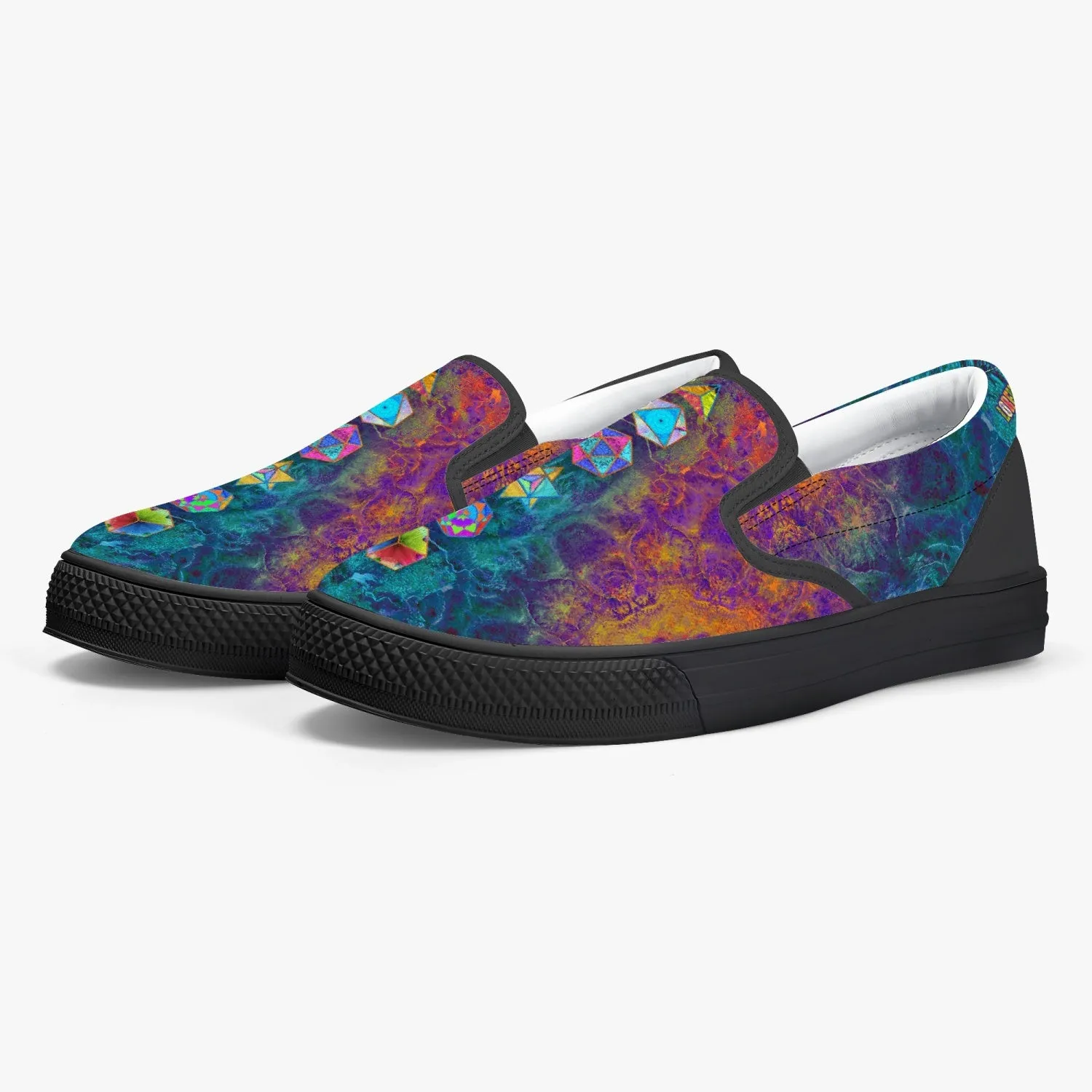 Platonic Solids Slip-On Shoes