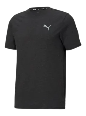 Puma Run Fav Heather SS Tee - Mens - Black