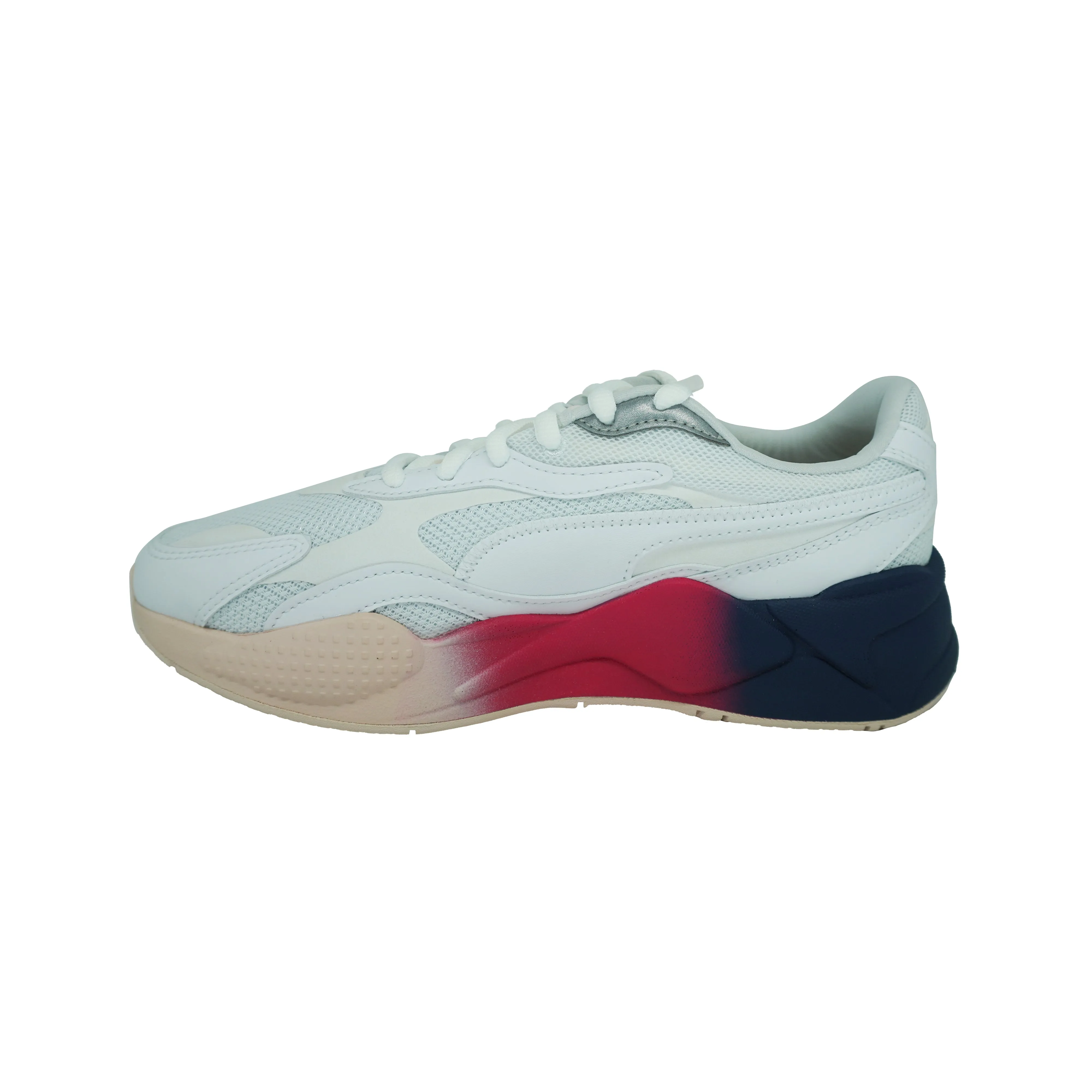 Puma Women's RS-X3 Leather Fade Casual Athletic Shoes White Size 9.5
