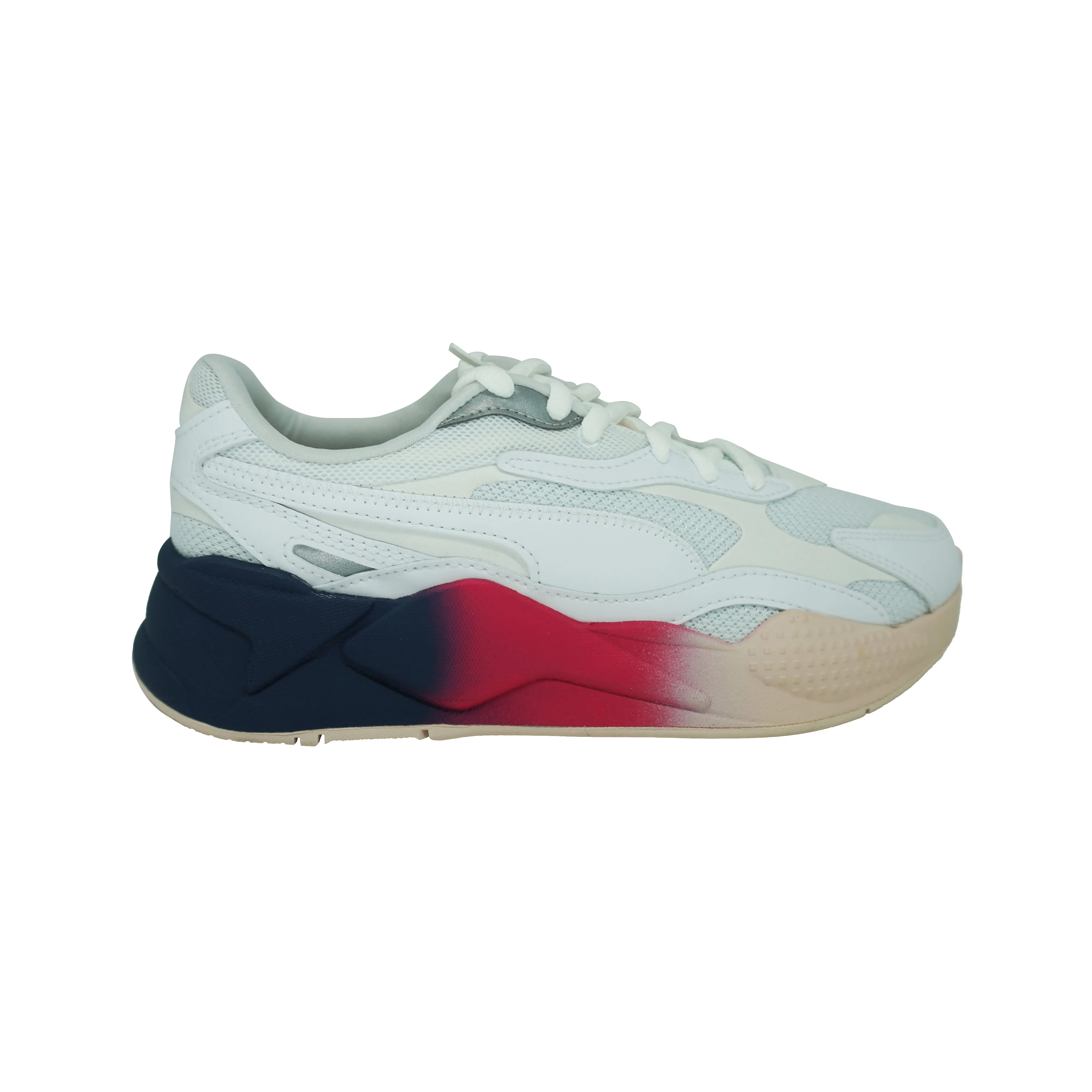 Puma Women's RS-X3 Leather Fade Casual Athletic Shoes White Size 9.5