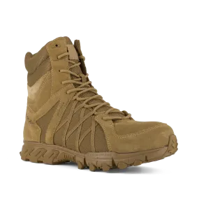 Reebok Tactical Men's 8 Inch Trailgrip Tactical Boot with Side Zip Coyote RB3460