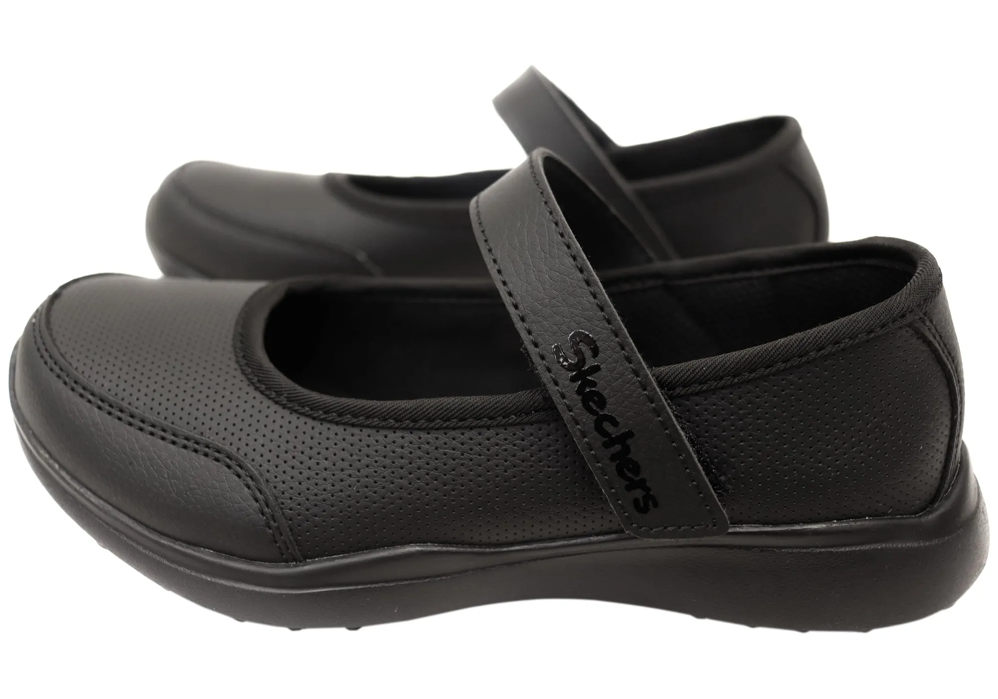 Skechers Microstrides Recess Rules Kids Girls Mary Jane School Shoes