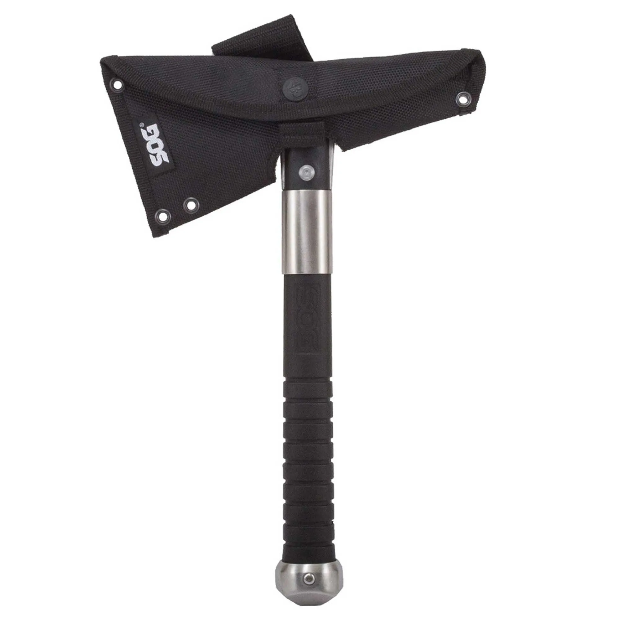 SOG Hawk - Voodoo Mini Satin Finish Straight Edge Steel Head with Sheath | F182N-CP