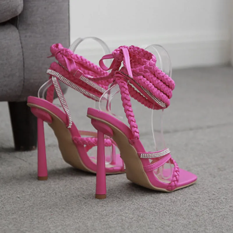 Summer Cross-Band Open-Toe Sensual Sandals