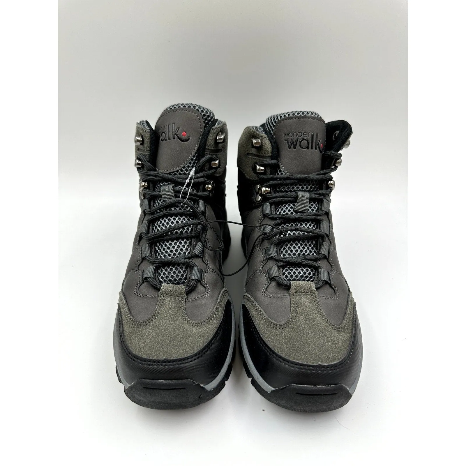 Women's Size 9,  Dark Gray High Top Hiker with Black Accents & Suede Accents