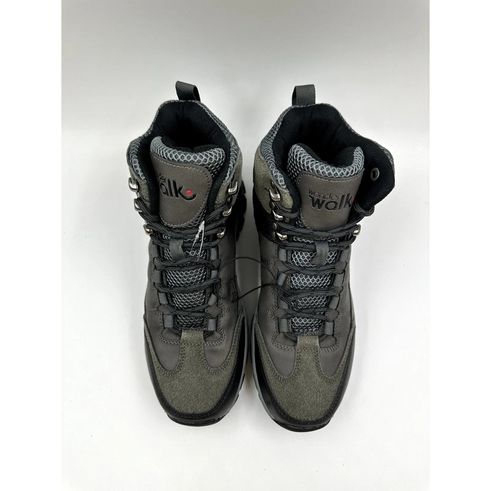 Women's Size 9,  Dark Gray High Top Hiker with Black Accents & Suede Accents